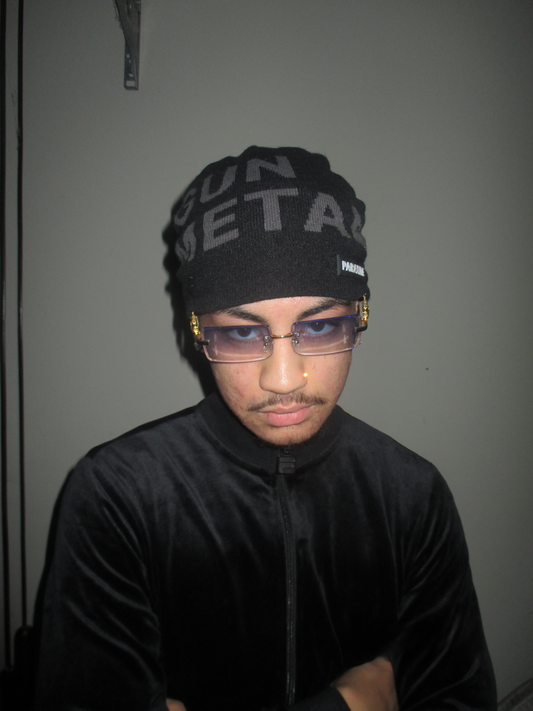 GUN METAL BEANIE